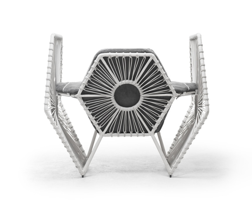 Imperial Wings Easy Armchair white back_1