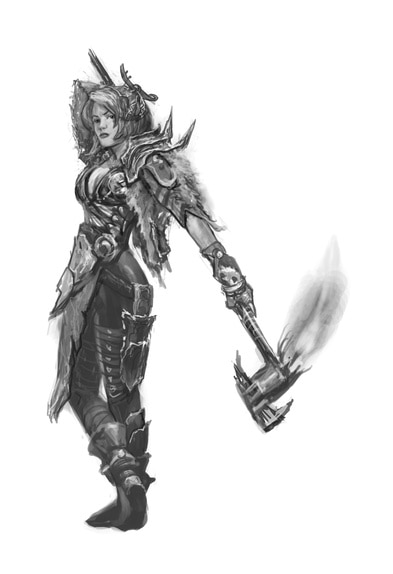 Magic The Gathering Early Planeswalker concept art 2