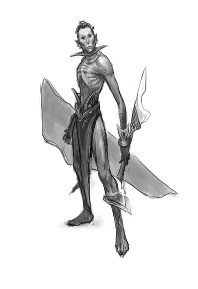 Magic The Gathering Early Planeswalker concept art 3