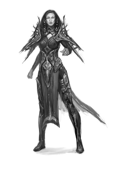 Magic The Gathering Early Planeswalker concept art 6