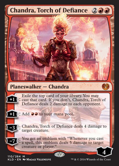 Magic: the gathering Chandra card
