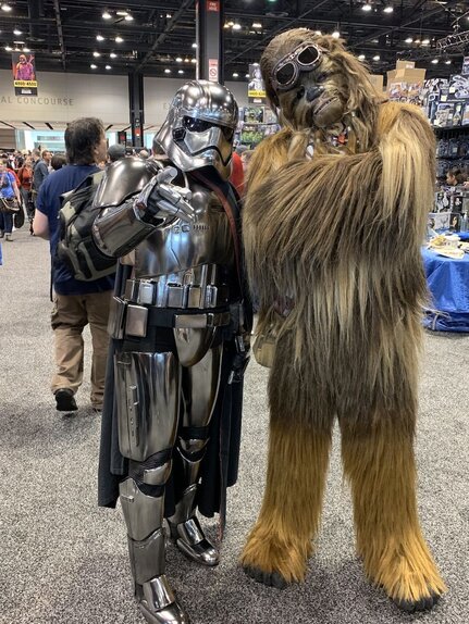 Phasma and Chewie