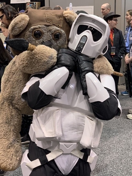 Scout Trooper Attacked