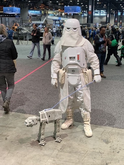 Snow Trooper and Pet