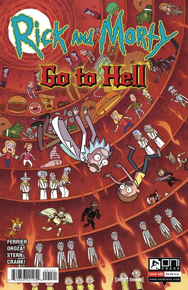 Rick and Morty: Go to Hell Cover B