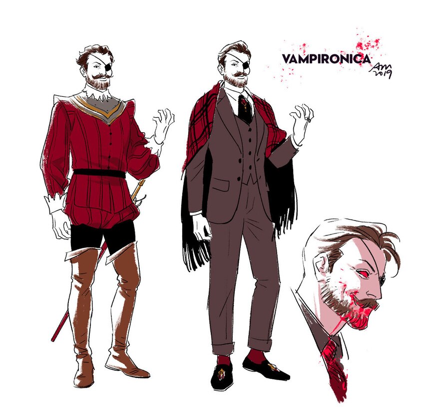 Vampironica: New Blood sketch 3