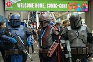 Cosplayers on Day 2 of San Diego Comic-Con 2022