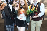 Cosplayers at Day 1 of New York Comic Con