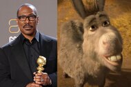 Eddie Murphy and Donkey from Shrek Forever After (2010)