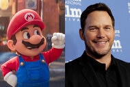 Mario in The Super Mario Bros. Movie (2023); Chris Pratt