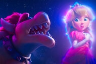 Bowser and Peach in The Super Mario Bros. Movie (2023)