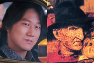 A split of Sung Kang as Han in The Fast and the Furious: Tokyo Drift (2006) and Freddy Kreuger
