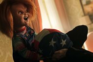 Chucky strangles someone with an American flag in Chucky 302 -- “Let the Right One In”