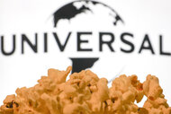The Universal Logo behind Popcorn