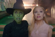 Cynthia Erivo and Ariana Grande in the Wicked trailer