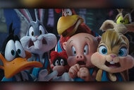 The Looney Tunes cast appears shocked in Space Jam: A New Legacy (2021)