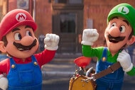 Mario (Chris Pratt) and Luigi (Charlie Day) in Nintendo and Illumination’s The Super Mario Bros. Movie