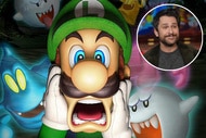 Luigi's Mansion Charlie Day inset header