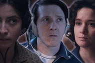 A collage of Star City characters looking serious.
