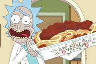 Rick and Morty spaghetti header