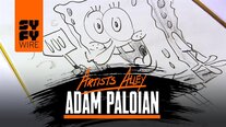 Spongebob Drawn by Adam Paloian (Artists Alley)
