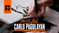 Watch Deathstroke Sketched By Carlo Pagulayan (Artists Alley)