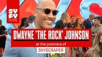 Dwayne The Rock Johnson at the Skyscraper Red Carpet