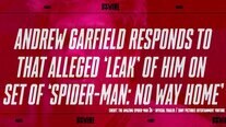 Andrew Garfield Responds to that Alleged 'Leak' of Him on Set of 'Spider-Man: No Way Home'