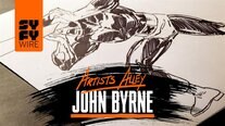 Watch John Byrne Draw Cyclops (Artists Alley)