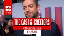 Shazam Cast At the Carnival Red Carpet Previews Movie