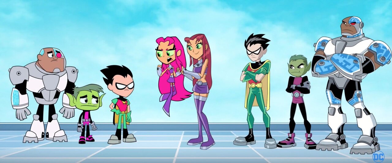 Teen Titans Go! tell their classic counterparts to chill in crossover clip