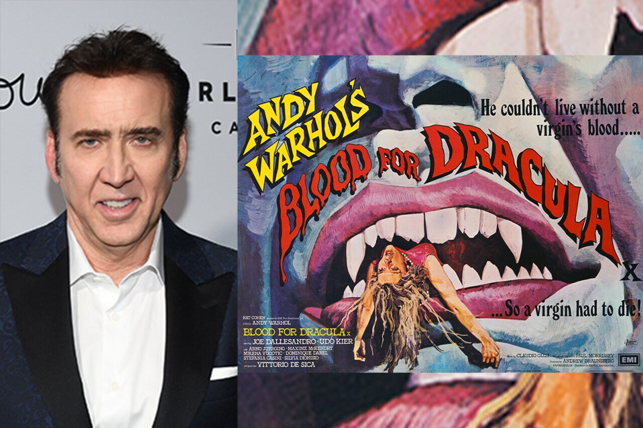 Renfield: Nicolas Cage teases Andy Warhol pop art Dracula | SYFY WIRE