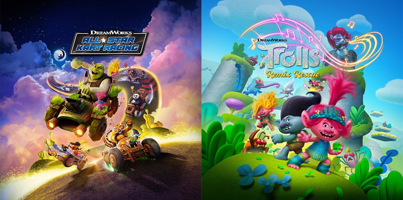 DreamWorks Reveals Animated Kart Racer & Trolls Video Games