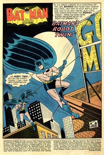 Detective Comics #239 (Writers: Jack Schiff Artists: Sheldon Moldoff, Charles Paris, Jack Adler, Ira Schnapp)