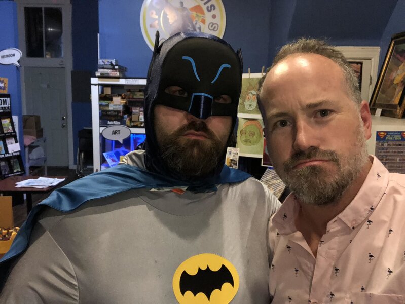 Martin Casas with Batman