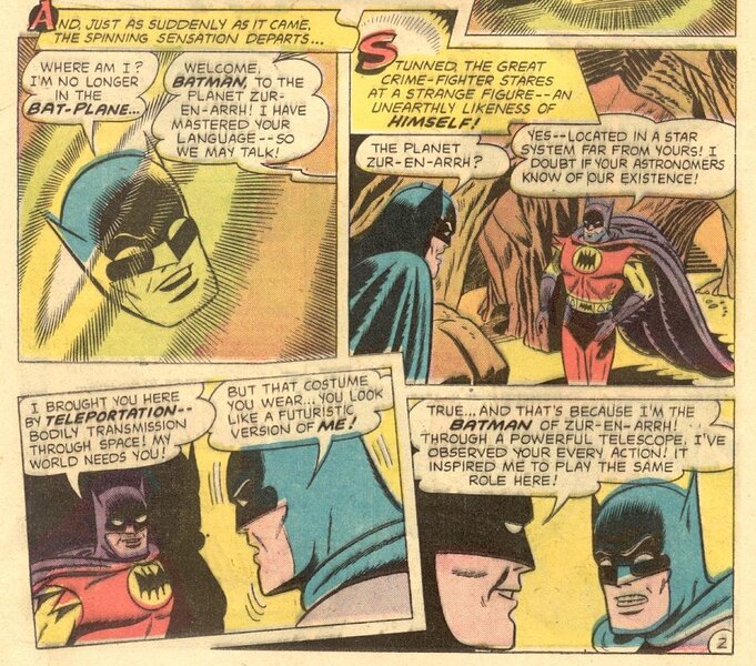 Batman #113 “The Superman of Planet X” (Writer: Jack Schiff, Artists: Sheldon Moldoff, Charles Paris)