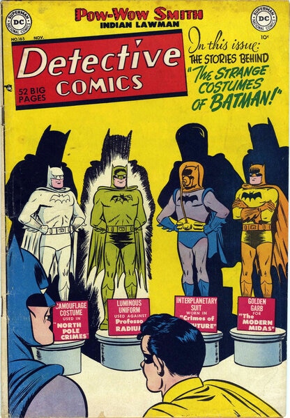 Detective Comics #165 (Writer: Edmond Hamilton, Artists: Dick Sprang, Charles Paris)