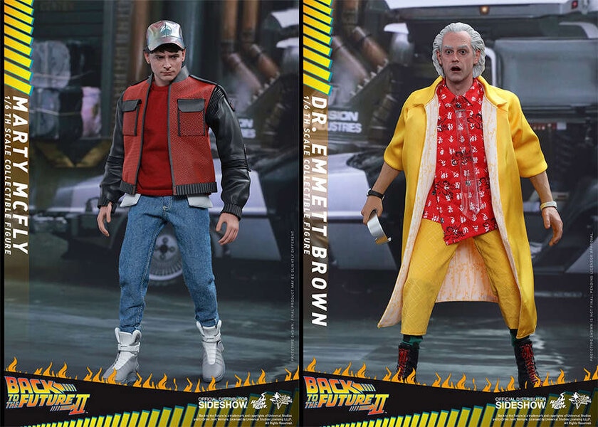 2015 Hot Toys BTTF Marty and Doc