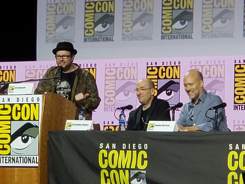 Christopher Markus and Stephen McFeely at San Diego Comic-Con 2019