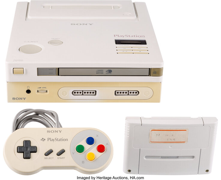 Rare Nintendo Play Station 1990s console