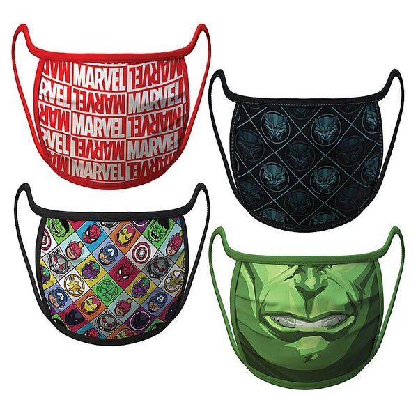 Hulk and Marvel Face Masks