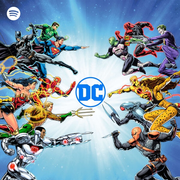 DC Spotify partnership logo