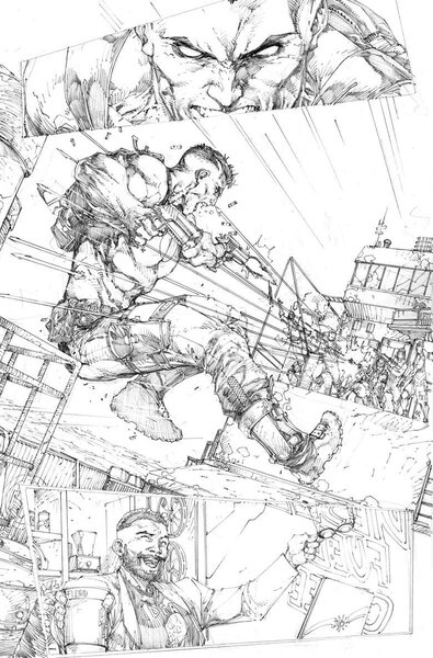 Bloodshot #10 Preview 1 by Brett Booth