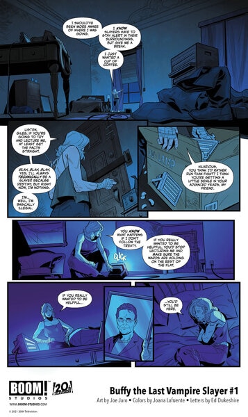 BUFFY THE LAST VAMPIRE SLAYER #1 Comic Interior p5 PRESS