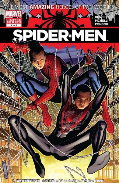 Spider-Men #1 Comic Cover CX