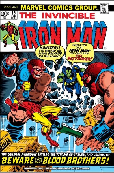 Iron Man #55 Comic Cover