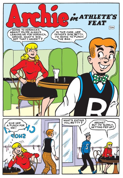 Archie Comics 80th Anniversary Book Archie Athlete's Feat Press