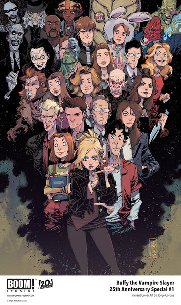 Buffy 25th Anniversary Special Comic Cover Variant PRESS