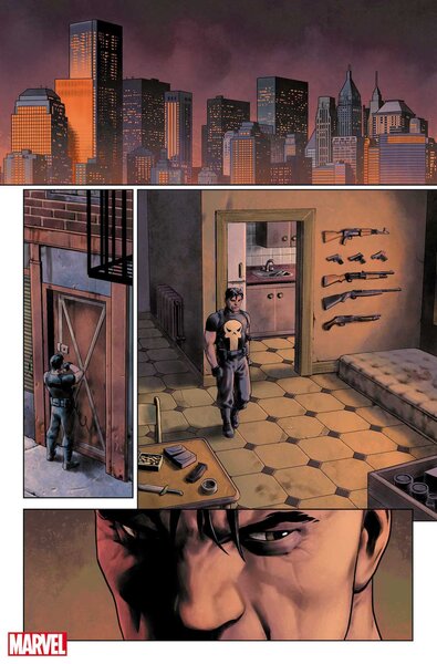 Punisher #1 Comic Interior p2 PRESS