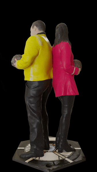 Star Trek 3D scanned figurine